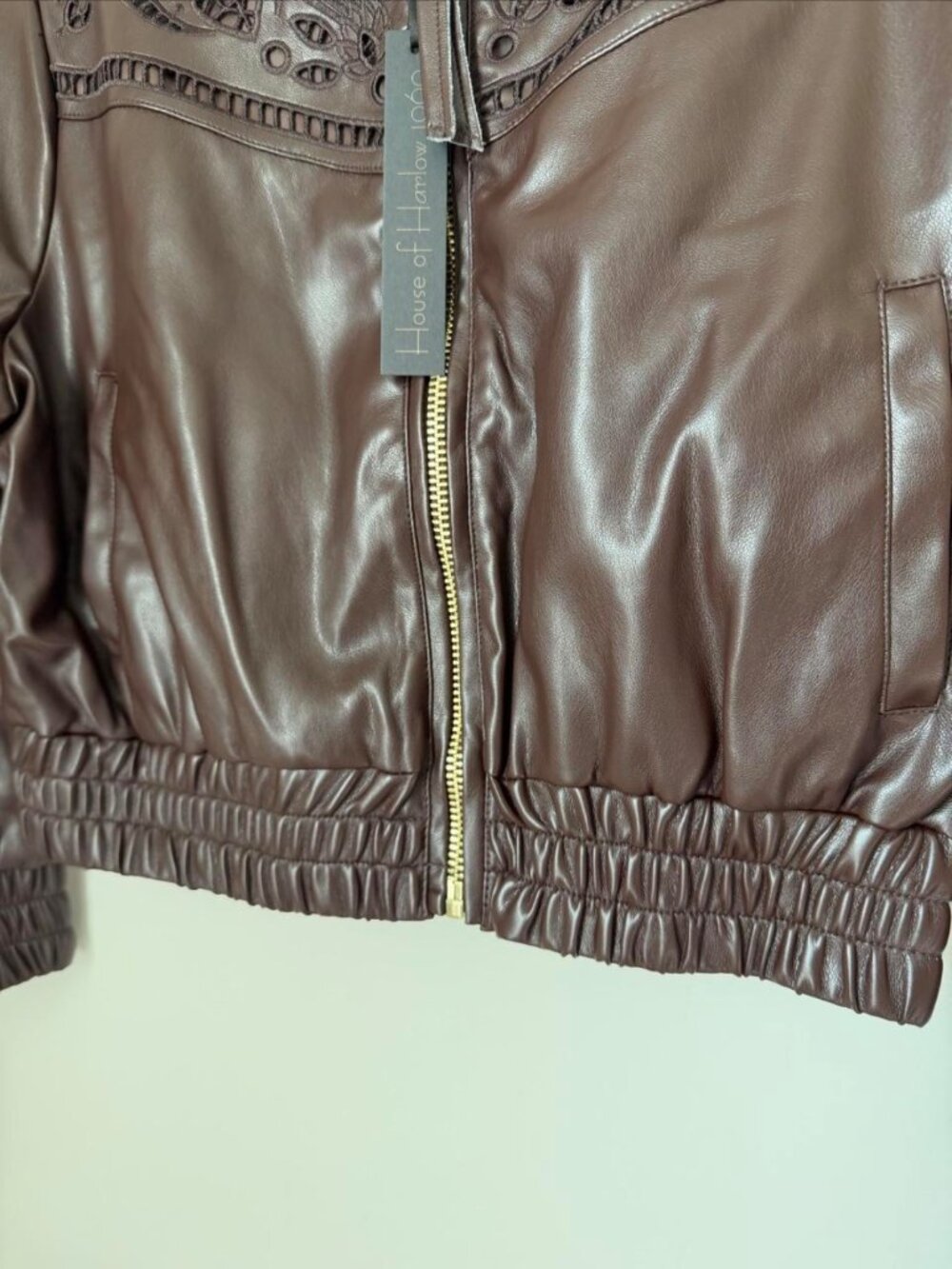 House of Harlow Leather Jacket - Medium - Picture 2 of 7
